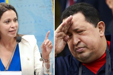 ¡LEVANTARÁ RONCHA! Lo que dijo María Corina sobre Chávez y que no le caerá bien a los rojitos