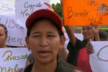 ¡AMOTINADOS! Protestan en El Valle exigiendo las bolsas Clap: hace 3 meses no les llegan (+Video)