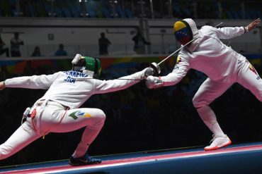 ¡DANDO LA TALLA! Francisco Limardo avanzó a octavos de final en las Olimpiadas de Río 2016