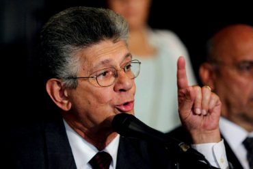 ¡DURO! Ramos Allup: Podrán perseguir y sembrar pruebas, pero tienen en contra al 85% de los venezolanos