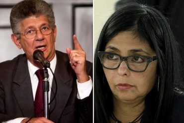 ¡IMPERDIBLE! La respuesta de Ramos Allup a Delcy Rodríguez por su intención de denunciarlo