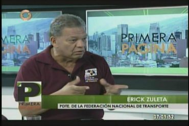 ¡MAMADERA DE GALLO! Erick Zuleta rechaza silencio del ministro Molina: Transportistas se sienten burlados