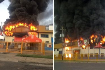 ¡LO ÚLTIMO! Reportan incendio en zona industrial de Ciudad Guayana (+Fotos)