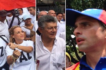 ¡NO TE LO PIERDAS! Así llegaron los líderes opositores a la «Toma de Caracas» (Videos +Fotos)
