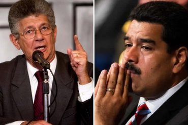 ¡DONDE LE DUELE! El último potente dardo que lanzó Ramos Allup a Nicolás sobre sus «soportes»