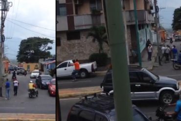 ¡VIOLENTOS DESATADOS! Colectivos oficialistas habrían disparado contra protesta en Yaracuy (+Video)