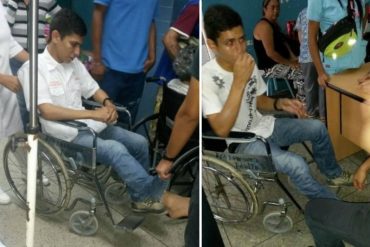 ¡SIGUE EL ABUSO! Colectivos rojos atacaron a dirigente juvenil de VP en Cojedes (le partieron la tibia)