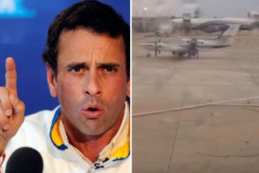 ¡LO QUE NO LE LLEGA AL PUEBLO! Capriles mostró cómo llegaban los aviones con comida para la cumbre de NOAL