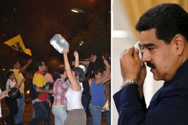 ¡LO ÚLTIMO! Reportan estruendoso cacerolazo en varias zonas de Caracas en rechazo a la dictadura