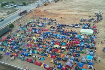 ¡NECESITAN REFUERZOS! Siguen llegando chavistas al mega campamento de Nicolás en Margarita