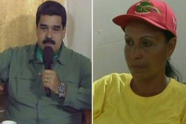 ¡IMPELABLE! La cara de esta chavista cuando Maduro decía que en Margarita estaban alegres con él