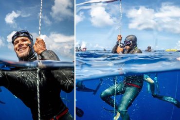 ¡GRAN ORGULLO NACIONAL! Carlos Coste conquistó récord sudamericano en apnea