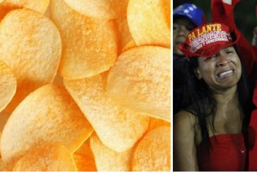 ¡CERO MERIENDAS! 160 gramos de papitas fritas equivalen a 4 días de trabajo