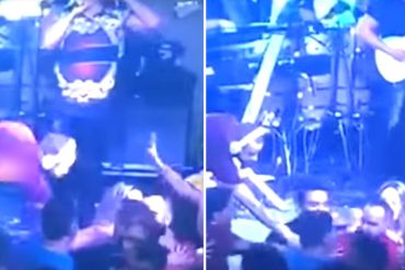 ¡LE TOCÓ HACER DE SEGURIDAD! Nacho intercedió en tremenda pelea durante concierto en Colombia (+Video)