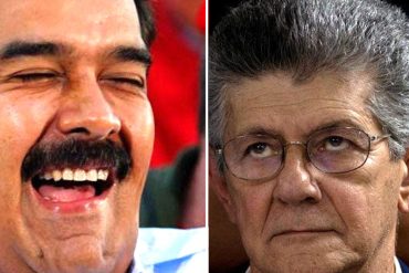 ¡LA HISTERIA LO CARCOME! Maduro anda «feliz» porque Ramos Allup suelta presidencia de la AN: «Vete pa tu manicomio, viejo»