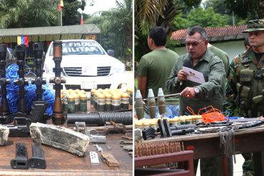 ¡OTRO CAPÍTULO DEL «GOLPE»! En fotos: Las armas y explosivos incautados en Apure