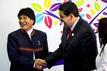 ¡ARRASTRADO! Evo Morales: Defender a Maduro es como defender a Simón Bolívar