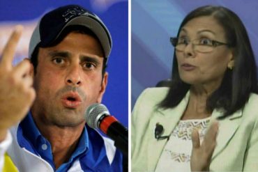 ¡TE LO CONTAMOS! Esto dijo Henrique Capriles sobre las declaraciones de Socorro Hernández