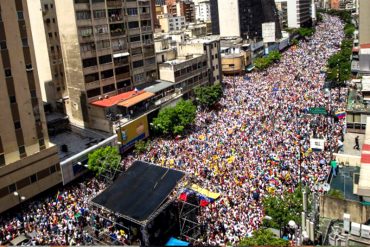 ¡MISIÓN CUMPLIDA! Calculan que hubo más de un millón de personas en la toma de Caracas