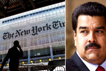 ¡ESTALLA NICOLÁS! Publica el NYT: Salir de Maduro es una necesidad urgente para los venezolanos