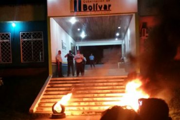 ¡CANSADOS DE LA INSEGURIDAD! Protestan en Santa Elena de Uairén por muerte de madre y joven en un robo