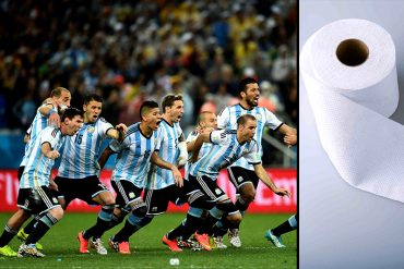 ¡QUÉ PENA! Selección Argentina llega al país preparada ante la escasez (trajeron hasta papel tualé)