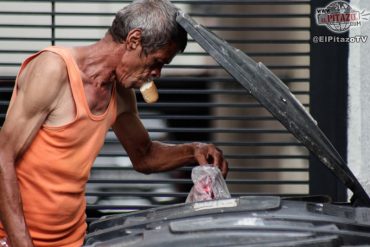 ¡QUE LO VEA EL MUNDO! Más y más fotos de venezolanos comiendo basura (aunque rojitos lo nieguen)