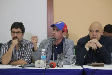 ¡MURO DE CONTENCIÓN SE AGRIETA! Capriles advierte que si no hay revocatorio cualquier cosa puede pasar