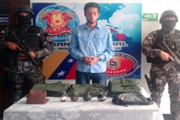¡LO ÚLTIMO! Sebin detiene “con ropa militar y granadas” al concejal José Vicente García en Táchira