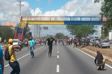 ¡ROJOS DESADAPTADOS! Oficialistas lanzaron piedras a concentración de la MUD en Villa Rosa (+Fotos)