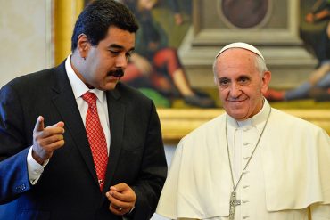 ¡LO ÚLTIMO! Maduro gestiona con el papa Francisco «una cita» entre gobierno y oposición