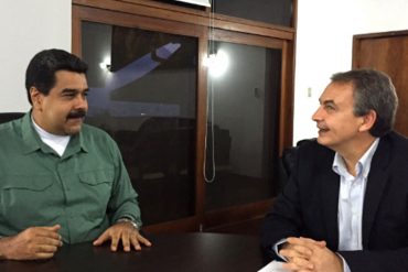 ¡ASÍ DE INSÓLITO! Para “continuar proceso de diálogo”, Maduro protagonizó encerrona con Zapatero
