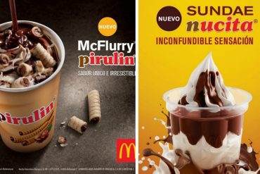 ¡ENTÉRATE! McDonald’s lanzó sus nuevos McFlurry Pirulin y Sundae Nucita y las redes enloquecieron