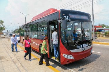 ¡TOME PREVISIONES! 9 rutas del Metrobús se mantienen sin servicio en Caracas