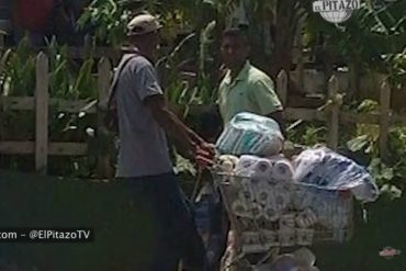 ¡SE ACABÓ EL ABUSO! Vecinos impiden que Pdval venda comida por bulto a sus empleados