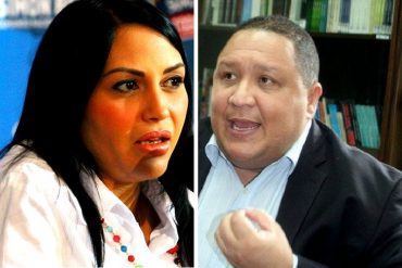 ¡DESADAPTADOS! Golpearon a Delsa Solórzano y arrojaron orina a José Brito en su ingreso a la AN (+Video)