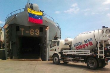 ¡SIGUE LA BURLA AL PAÍS! Venezuela envía tercera embarcación con ayuda humanitaria a Cuba y Haití