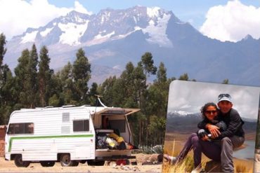 ¡INCREÍBLE! La pareja de venezolanos que recorre Suramérica en su casa rodante (+Fotos +Videos)