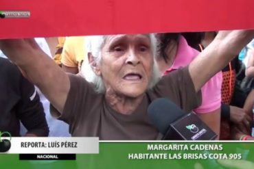 ¡NO TE LO PIERDAS! El “mensajito” que le dejó esta abuela a Maduro por los Clap (+Video)