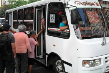 ¡IMPAGABLE! Conoce el nuevo monto al que aumentarán el pasaje los choferes de Caracas