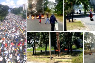 ¡ATENCIÓN! Manifestantes toman la autopista del este en Valencia