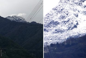 ¡IMPACTANTE! Nevada sorprendió a los merideños y cautivó a las redes (+Fotos)