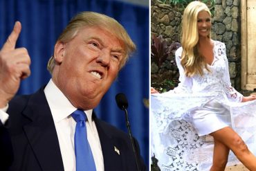 ¡AQUÍ LA TIENES! La rubia que 11 años después puso en aprietos la campaña de Trump (+Fotos +Video)