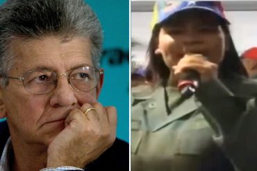 ¡MEDIO DESAFINADA! Una funcionaria de la FANB le dedicó esta canción a Ramos Allup (+Video)