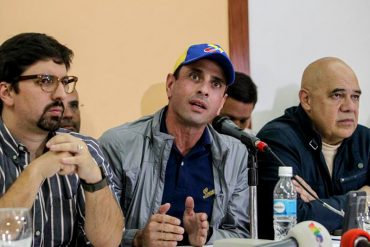 ¡ASÍ MISMO ES! Capriles: «Cualquier encuentro debe realizarse en Caracas y con acceso a la prensa»