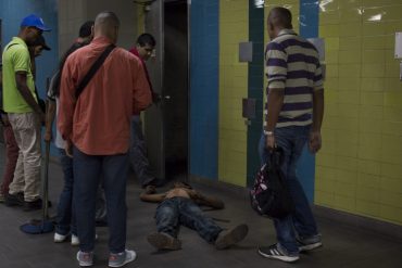 ¡EN REVOLUCIÓN! Frustran linchamiento en la estación de Metro Miranda (+Detalles)