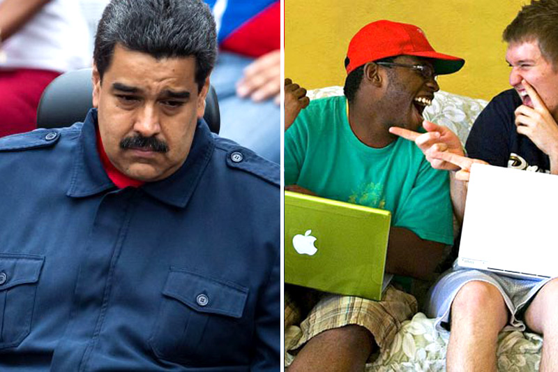 Maduro y adolescentes