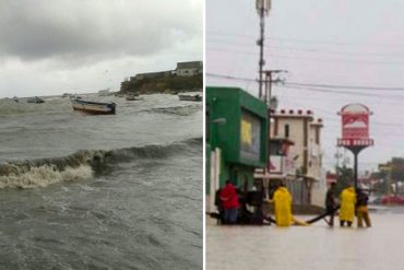 ¡SE HIZO SENTIR! El huracán Matthew causó inundaciones en Carirubana, Falcón