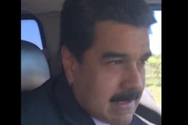 ¡IMPELABLE! La cara del canciller ecuatoriano cuando Maduro hablaba de historia mientras manejaba (+Foto y Video)