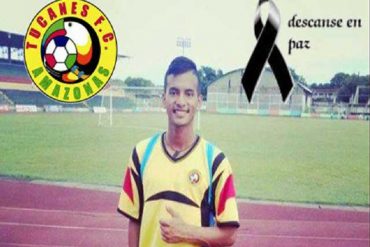 ¡NO HAY PALABRAS! Asesinaron en Amazonas a un jugador de la Sub 20 de Tucanes